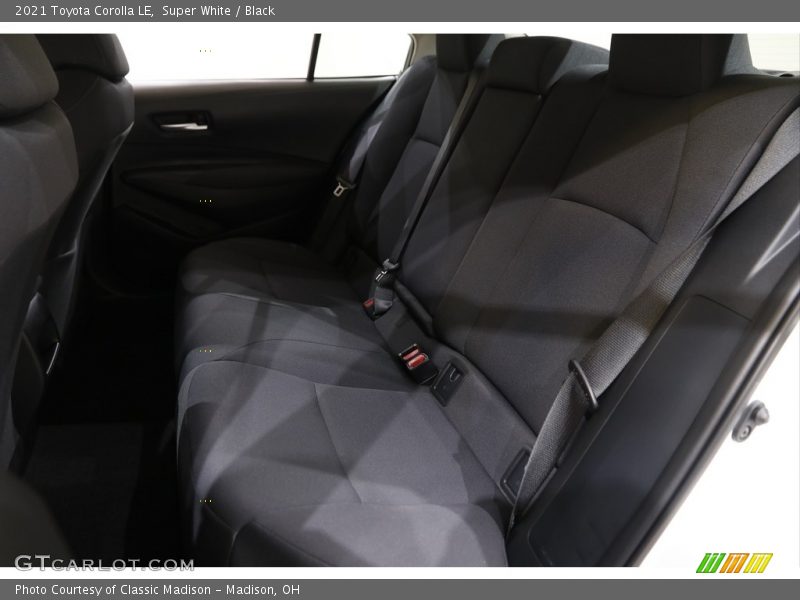 Super White / Black 2021 Toyota Corolla LE