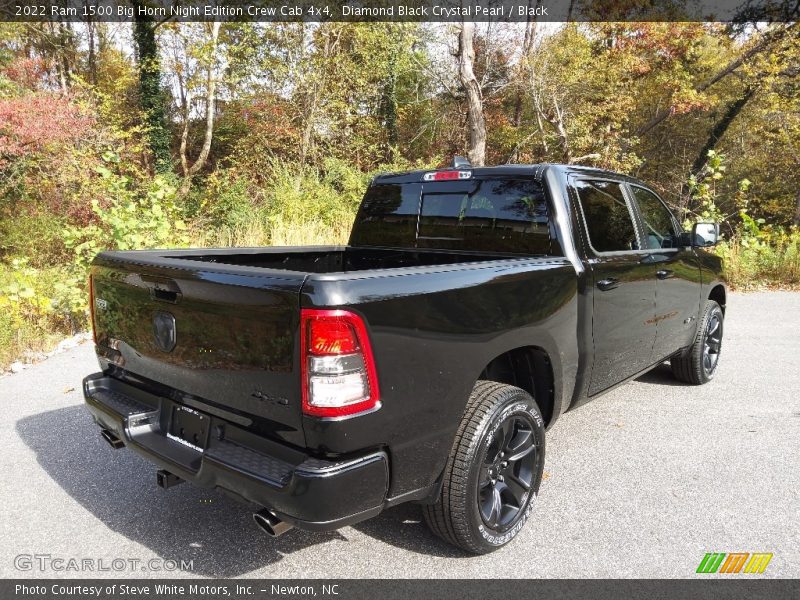 Diamond Black Crystal Pearl / Black 2022 Ram 1500 Big Horn Night Edition Crew Cab 4x4