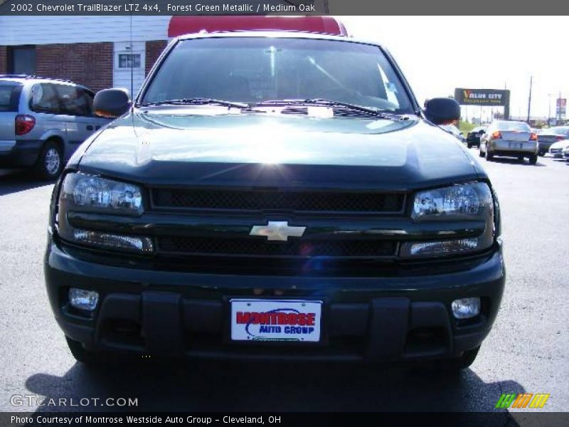 Forest Green Metallic / Medium Oak 2002 Chevrolet TrailBlazer LTZ 4x4
