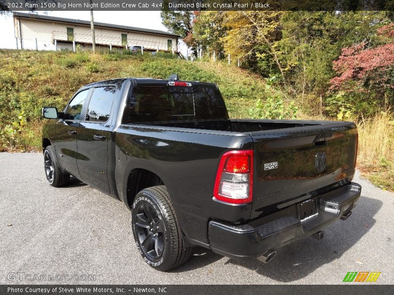 Diamond Black Crystal Pearl / Black 2022 Ram 1500 Big Horn Night Edition Crew Cab 4x4