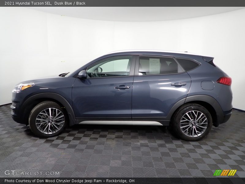 Dusk Blue / Black 2021 Hyundai Tucson SEL