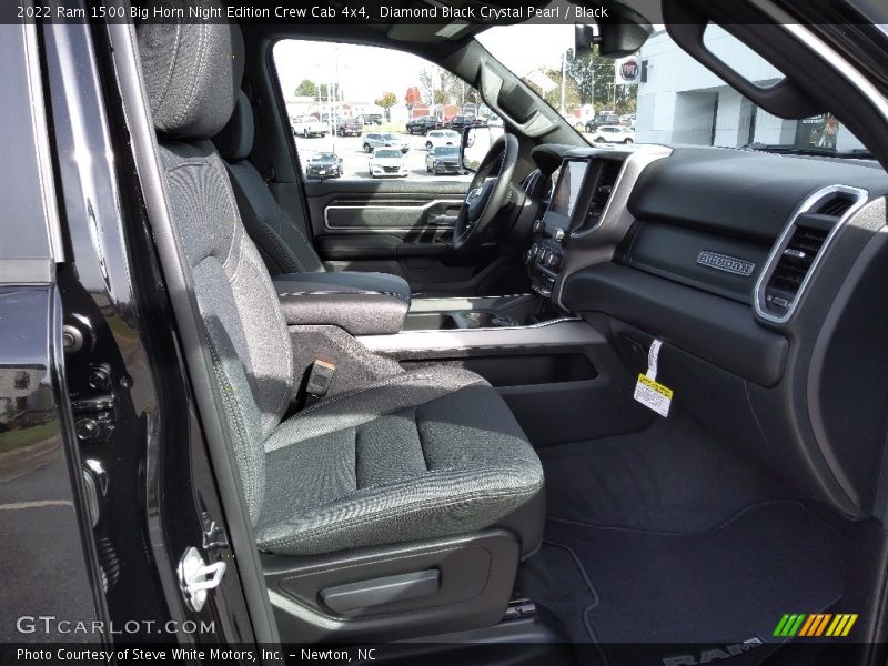 Diamond Black Crystal Pearl / Black 2022 Ram 1500 Big Horn Night Edition Crew Cab 4x4