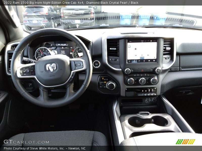 Diamond Black Crystal Pearl / Black 2022 Ram 1500 Big Horn Night Edition Crew Cab 4x4