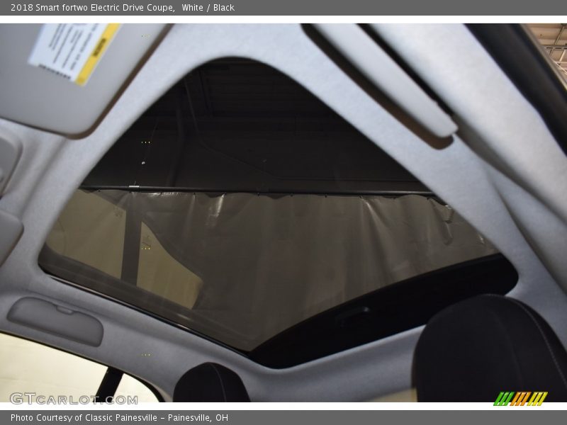 White / Black 2018 Smart fortwo Electric Drive Coupe
