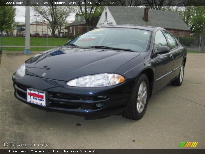 Deep Sapphire Blue Pearlcoat / Dark Slate Gray 2002 Dodge Intrepid SE