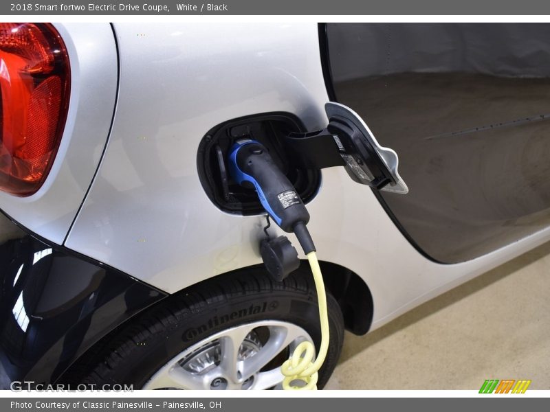 White / Black 2018 Smart fortwo Electric Drive Coupe