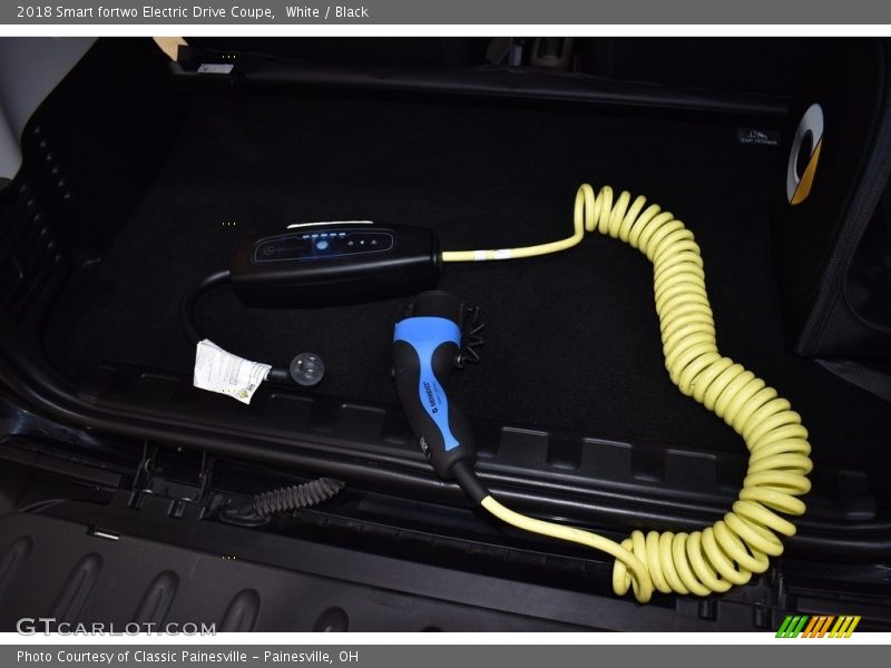 White / Black 2018 Smart fortwo Electric Drive Coupe