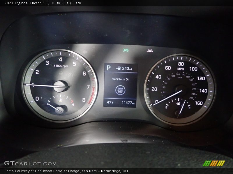 Dusk Blue / Black 2021 Hyundai Tucson SEL