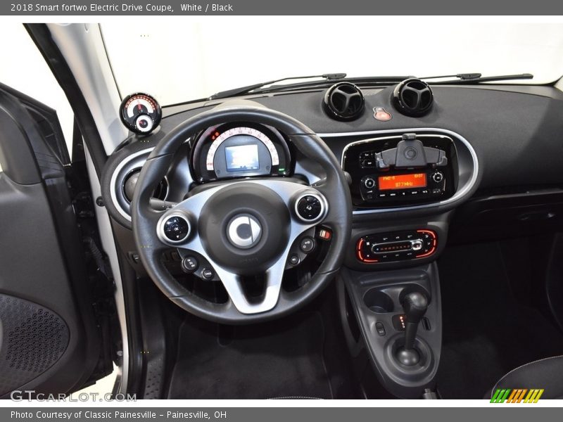 White / Black 2018 Smart fortwo Electric Drive Coupe