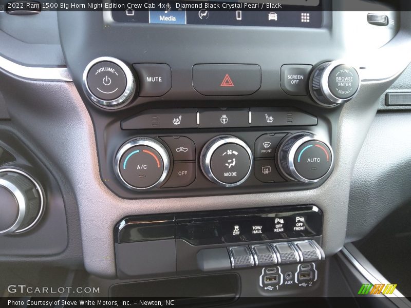 Diamond Black Crystal Pearl / Black 2022 Ram 1500 Big Horn Night Edition Crew Cab 4x4
