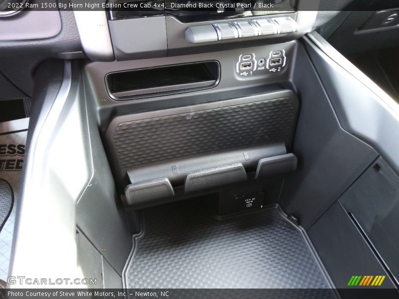 Diamond Black Crystal Pearl / Black 2022 Ram 1500 Big Horn Night Edition Crew Cab 4x4
