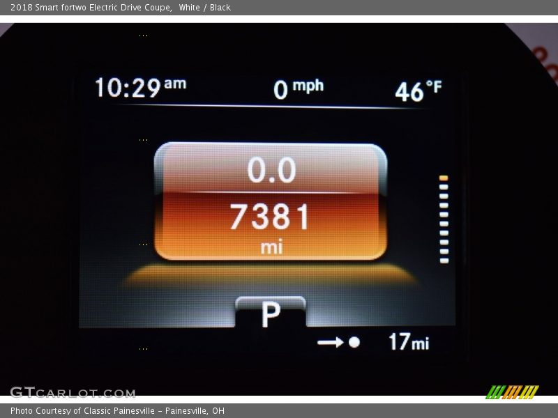 White / Black 2018 Smart fortwo Electric Drive Coupe