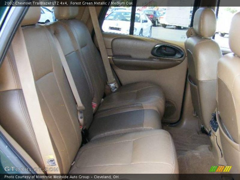Forest Green Metallic / Medium Oak 2002 Chevrolet TrailBlazer LTZ 4x4