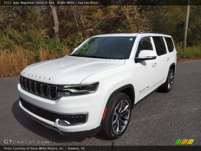 Bright White / Sea Salt/Black 2022 Jeep Wagoneer Series III 4x4