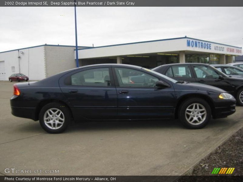 Deep Sapphire Blue Pearlcoat / Dark Slate Gray 2002 Dodge Intrepid SE