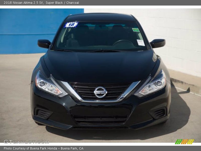 Super Black / Charcoal 2018 Nissan Altima 2.5 SV