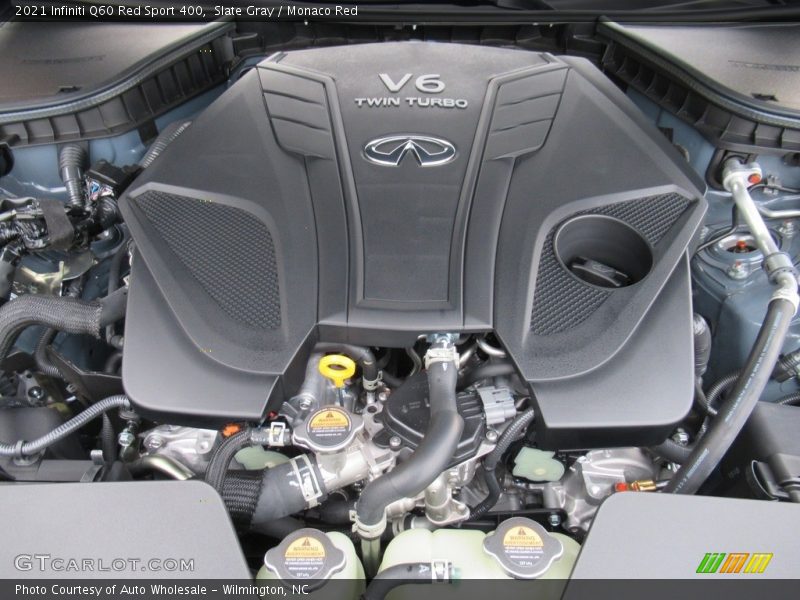  2021 Q60 Red Sport 400 Engine - 3.0 Liter Turbocharged DOHC 24-Valve VVT V6