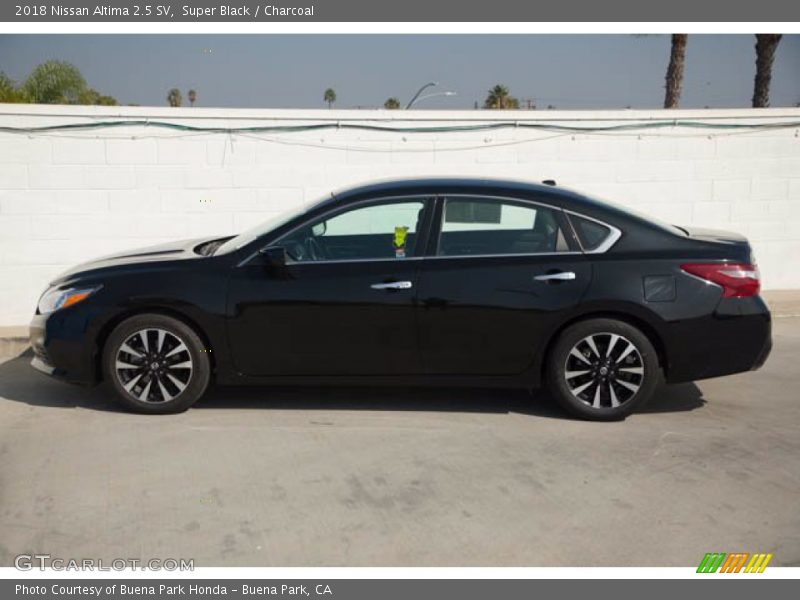 Super Black / Charcoal 2018 Nissan Altima 2.5 SV