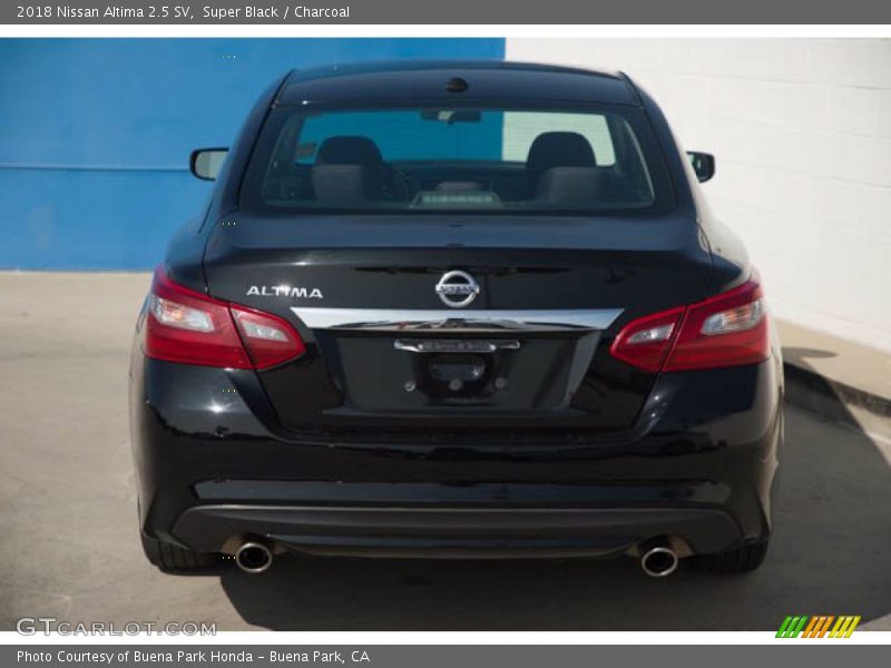 Super Black / Charcoal 2018 Nissan Altima 2.5 SV