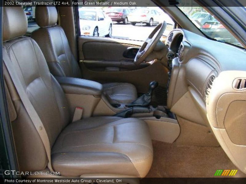 Forest Green Metallic / Medium Oak 2002 Chevrolet TrailBlazer LTZ 4x4