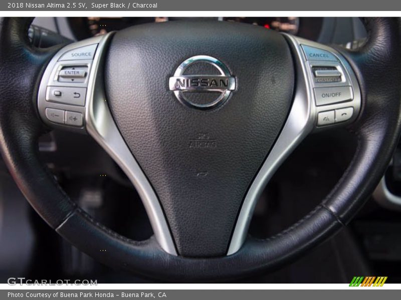 Super Black / Charcoal 2018 Nissan Altima 2.5 SV