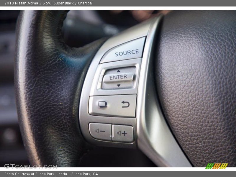 Super Black / Charcoal 2018 Nissan Altima 2.5 SV