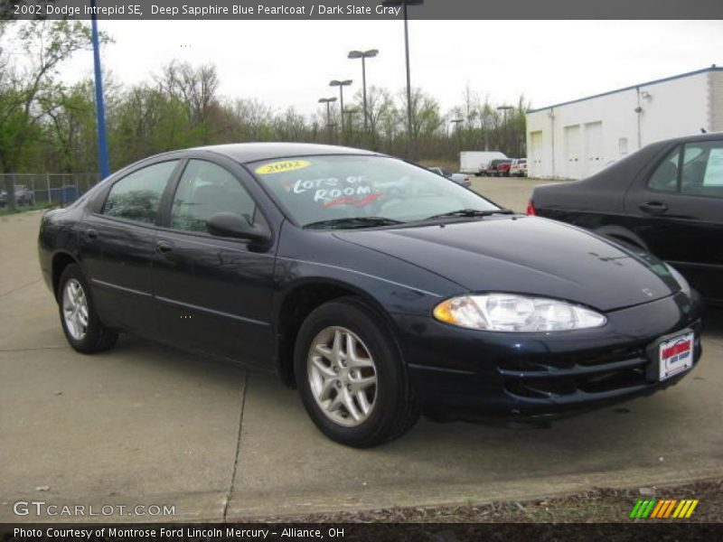 Deep Sapphire Blue Pearlcoat / Dark Slate Gray 2002 Dodge Intrepid SE
