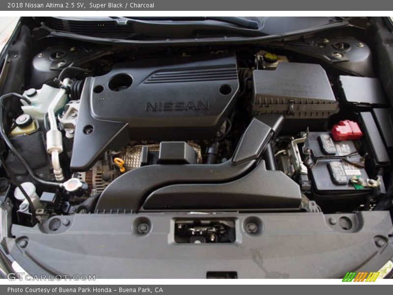 Super Black / Charcoal 2018 Nissan Altima 2.5 SV