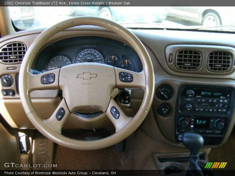 Forest Green Metallic / Medium Oak 2002 Chevrolet TrailBlazer LTZ 4x4