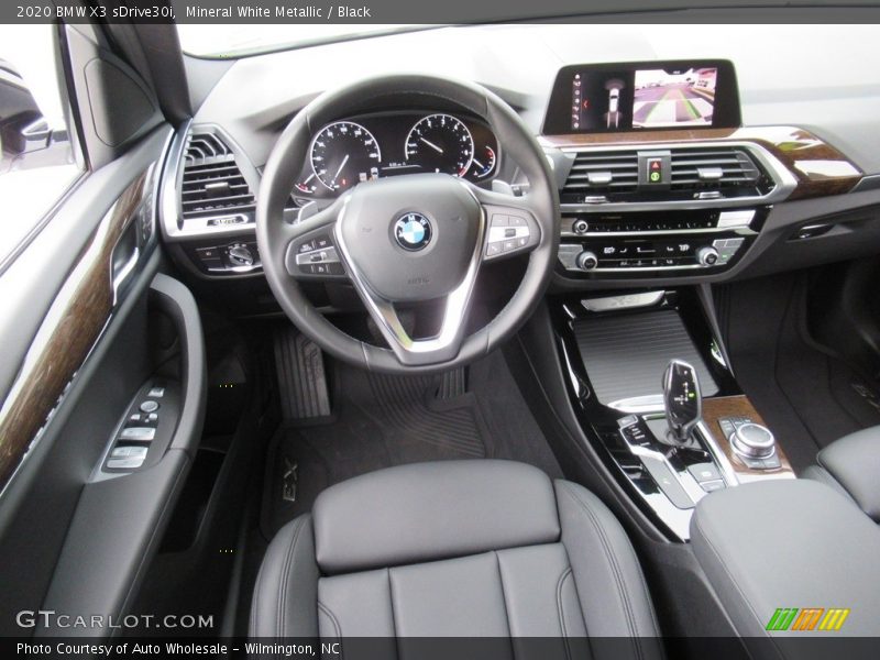 Mineral White Metallic / Black 2020 BMW X3 sDrive30i