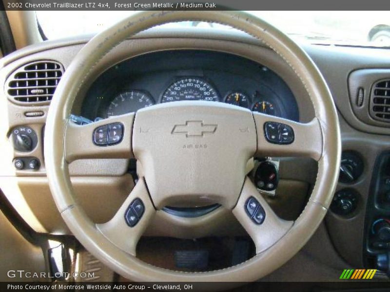 Forest Green Metallic / Medium Oak 2002 Chevrolet TrailBlazer LTZ 4x4