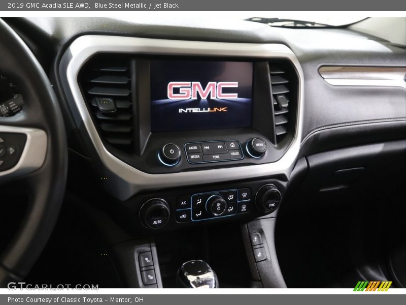 Blue Steel Metallic / Jet Black 2019 GMC Acadia SLE AWD