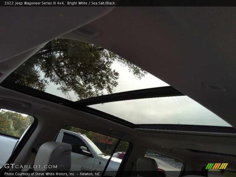 Bright White / Sea Salt/Black 2022 Jeep Wagoneer Series III 4x4