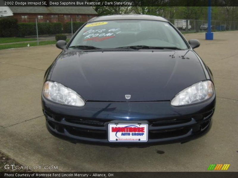 Deep Sapphire Blue Pearlcoat / Dark Slate Gray 2002 Dodge Intrepid SE