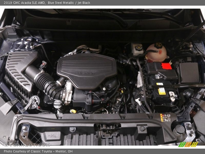 Blue Steel Metallic / Jet Black 2019 GMC Acadia SLE AWD