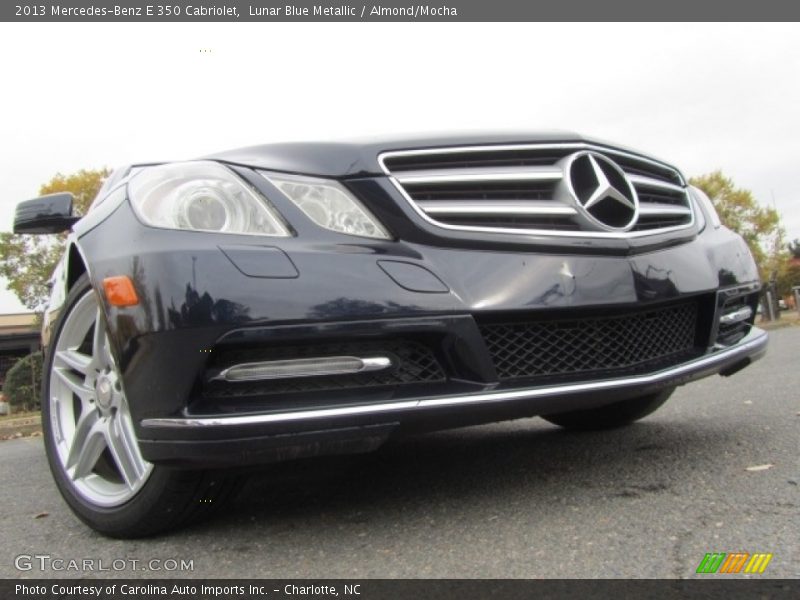 Lunar Blue Metallic / Almond/Mocha 2013 Mercedes-Benz E 350 Cabriolet