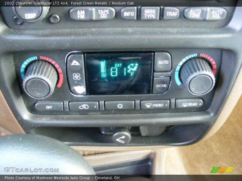 Forest Green Metallic / Medium Oak 2002 Chevrolet TrailBlazer LTZ 4x4