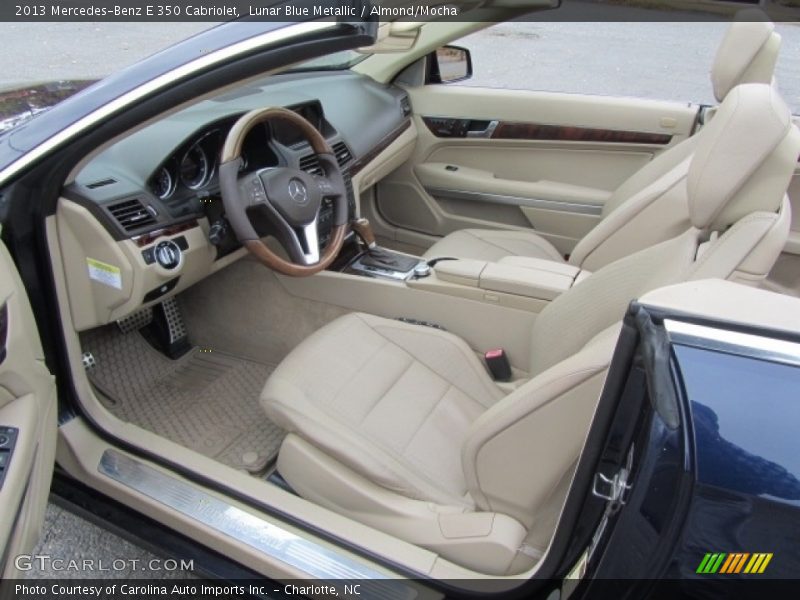 Lunar Blue Metallic / Almond/Mocha 2013 Mercedes-Benz E 350 Cabriolet