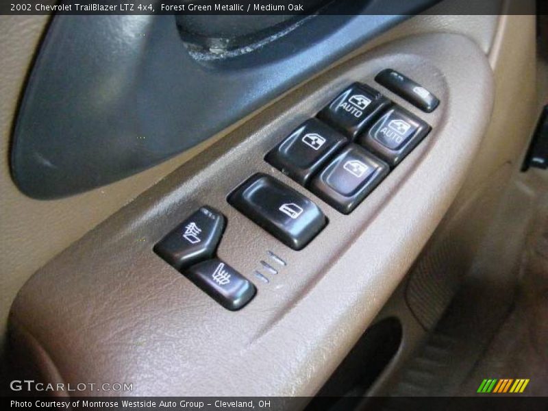 Forest Green Metallic / Medium Oak 2002 Chevrolet TrailBlazer LTZ 4x4