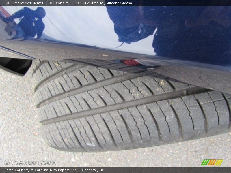 Lunar Blue Metallic / Almond/Mocha 2013 Mercedes-Benz E 350 Cabriolet