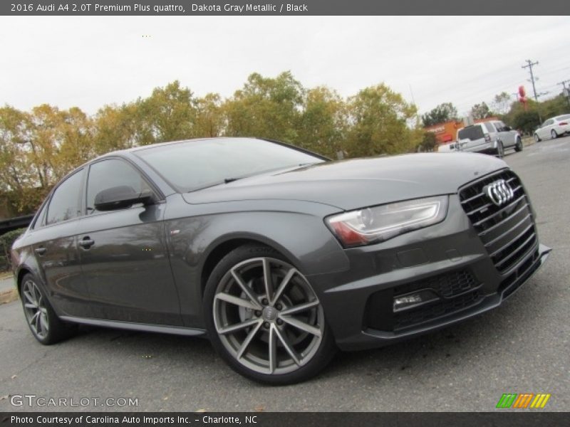 Dakota Gray Metallic / Black 2016 Audi A4 2.0T Premium Plus quattro