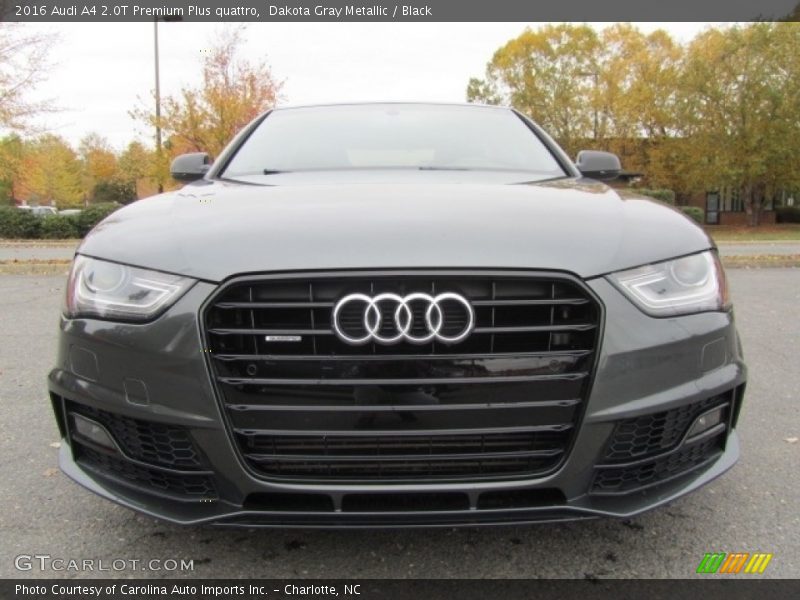 Dakota Gray Metallic / Black 2016 Audi A4 2.0T Premium Plus quattro