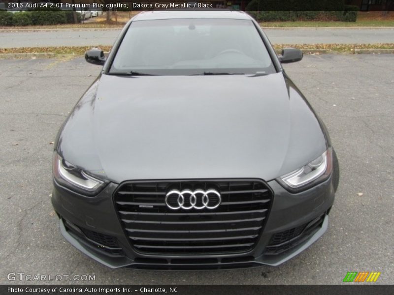Dakota Gray Metallic / Black 2016 Audi A4 2.0T Premium Plus quattro