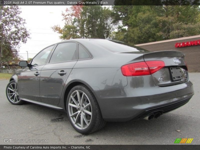 Dakota Gray Metallic / Black 2016 Audi A4 2.0T Premium Plus quattro