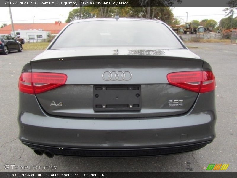Dakota Gray Metallic / Black 2016 Audi A4 2.0T Premium Plus quattro