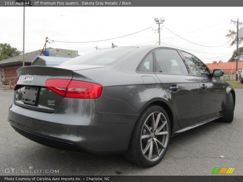 Dakota Gray Metallic / Black 2016 Audi A4 2.0T Premium Plus quattro