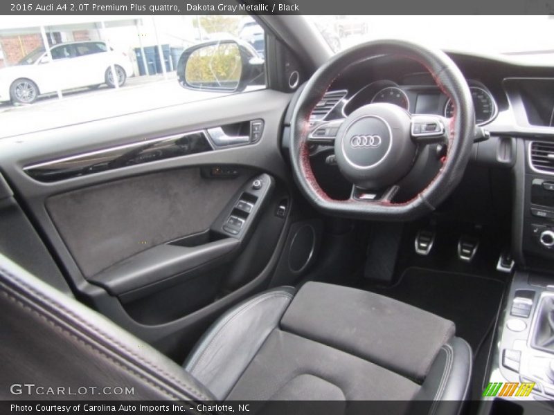 Dakota Gray Metallic / Black 2016 Audi A4 2.0T Premium Plus quattro