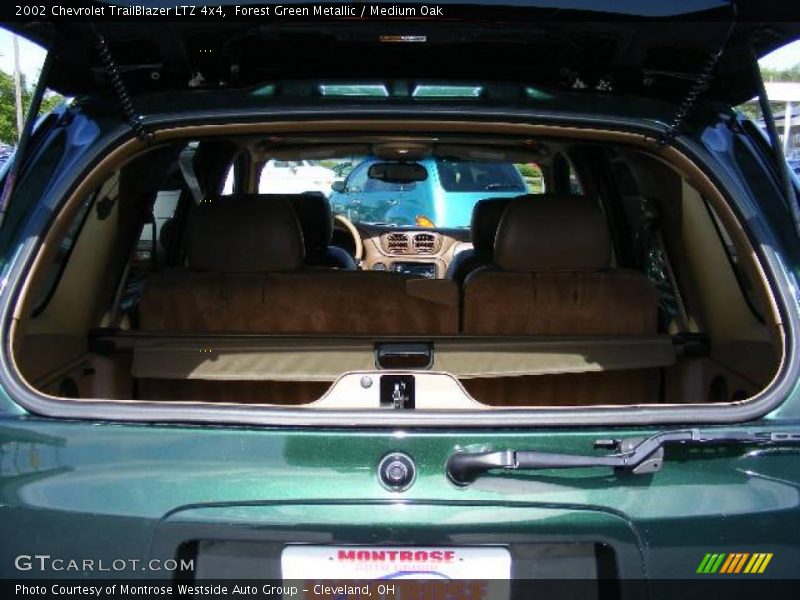 Forest Green Metallic / Medium Oak 2002 Chevrolet TrailBlazer LTZ 4x4