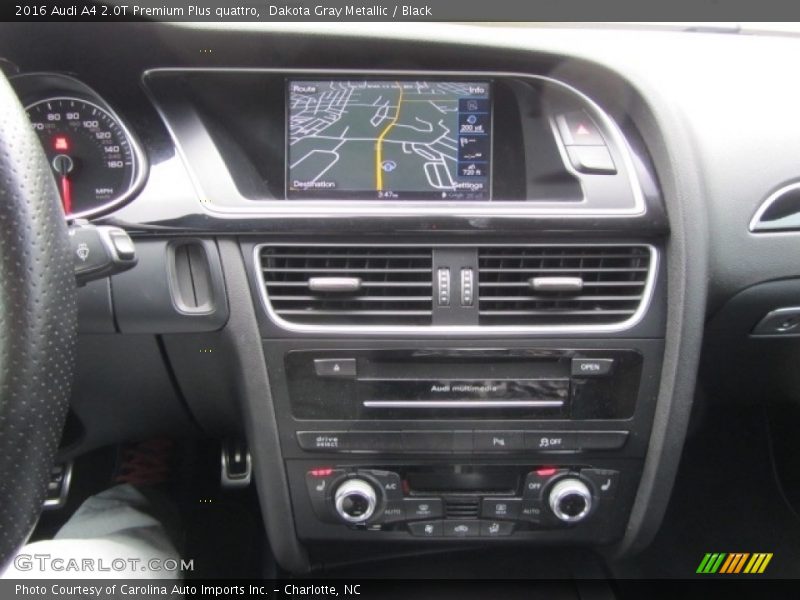 Dakota Gray Metallic / Black 2016 Audi A4 2.0T Premium Plus quattro