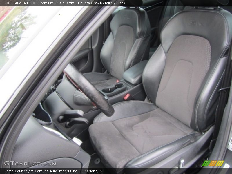 Dakota Gray Metallic / Black 2016 Audi A4 2.0T Premium Plus quattro